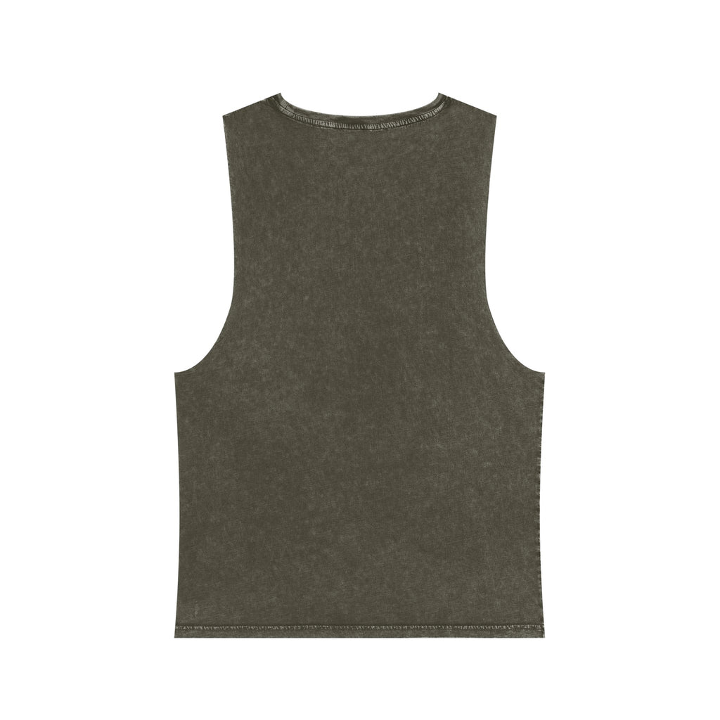 Gym Baddie Stonewash Tank Top — Vintage Workout Muscle Tank