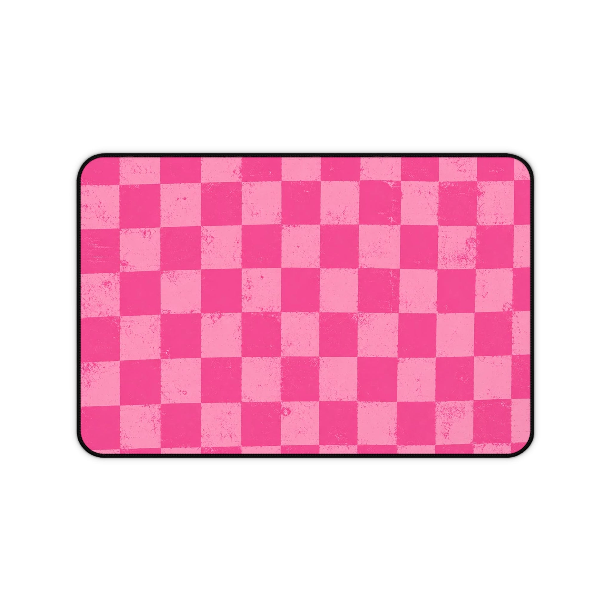 ARZA PRETTY Pink Checkerboard DeskMat