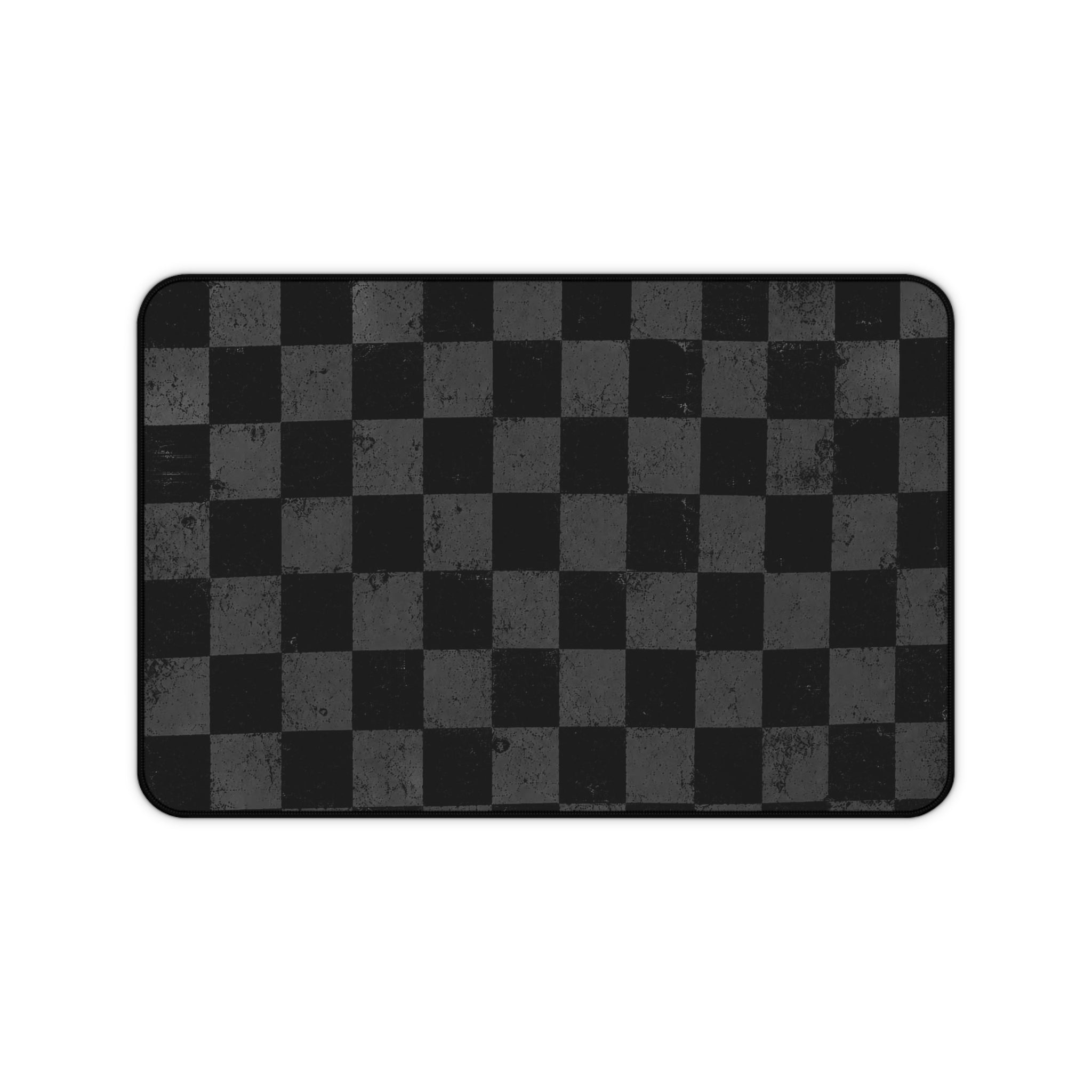 ARZA PRETTY BLACK Checker Desk Mat