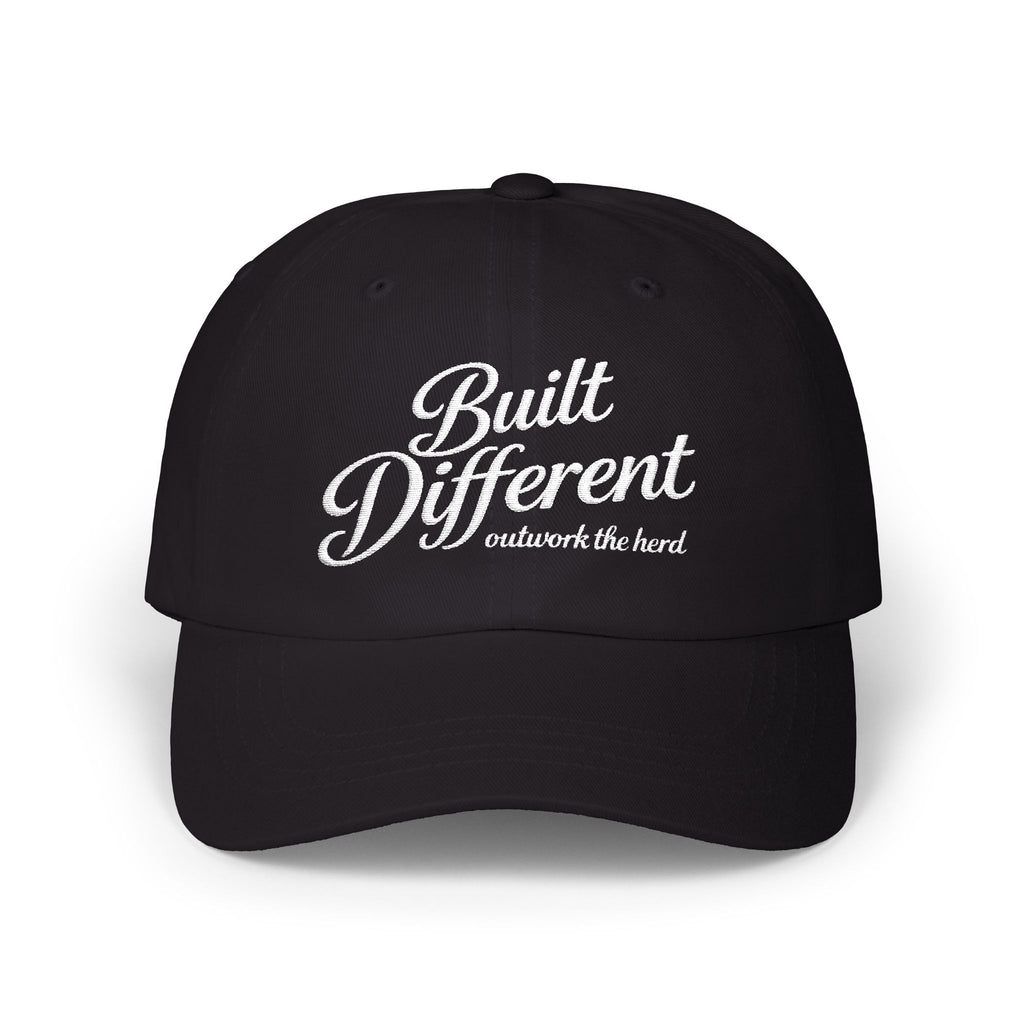 Dad Cap — "Built Different" Embroidered Casual Baseball Hat
