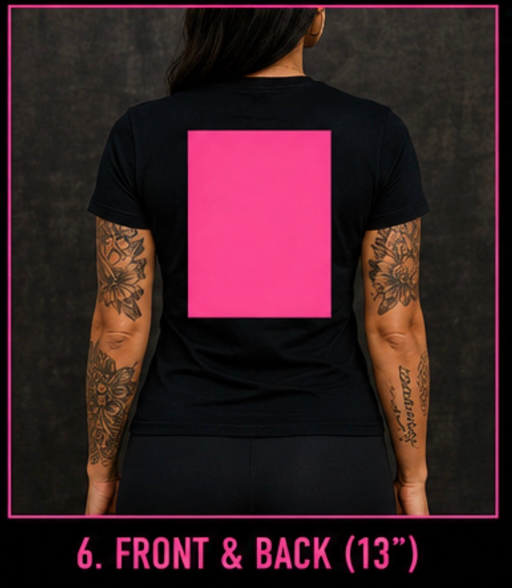 Custom Araiza T (FRONT AND BACK 13")